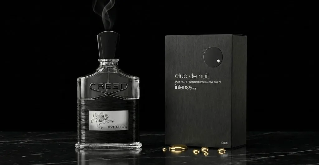 Armaf CDNIM Review – Brutal $30 Truth: Still the King or Total Letdown? 1 Armaf Club de Nuit Intense Man bottle with smoky background – in-depth 2025 review