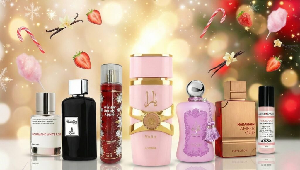 Top-rated candy cane perfumes clones ranked – Yara Moi, Amber Oud Ruby, Zimaya Candy Love and more