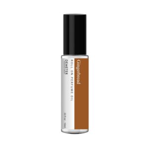 Demeter Gingerbread roll-on perfume oil – long-lasting concentrated gingerbread scent in travel-friendly 0.33 oz bottle