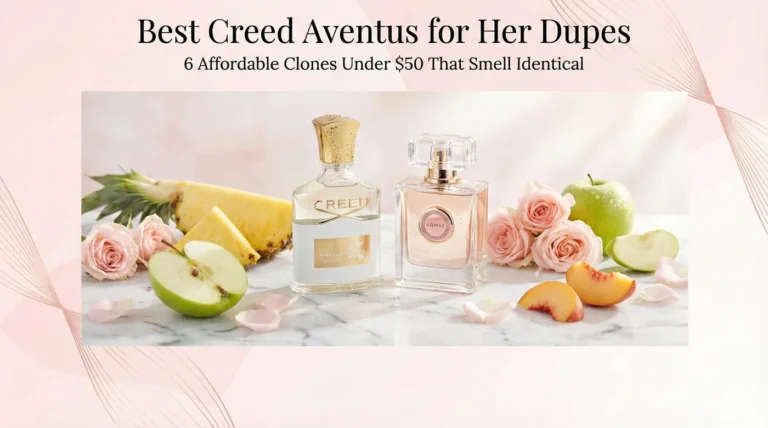 Best Creed Aventus for Her Dupes: 6 Affordable Pineapple-Rose Clones Under $50 That Smell Identical 159 Featured image: Best Creed Aventus for Her dupes under $50 – affordable pineapple-rose perfume clones with fresh fruit and rose props
