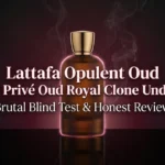 Lattafa Opulent Oud perfume bottle – affordable Armani Privé Oud Royal clone under $30 review