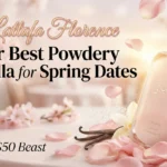 Featured image of Lattafa Hayaati Florence perfume bottle with powdery vanilla and spring floral elements – best under $50 date scent