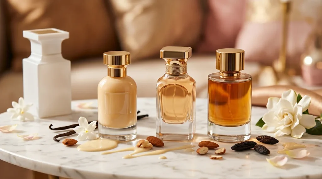 Best Vanilla Sex Tom Ford Dupes: 5 Ultimate Creamy & Intimate Alternatives 1 Best Vanilla Sex Tom Ford dupes and affordable creamy vanilla perfume alternatives arranged elegantly