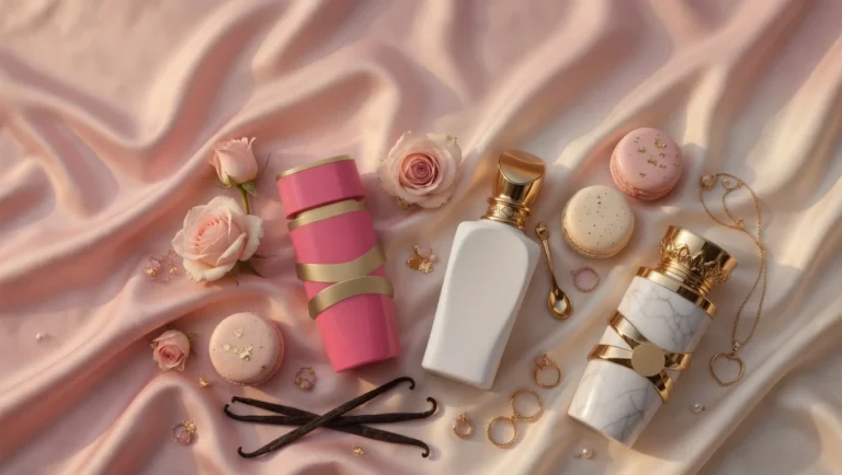 Lattafa Perfume Dupe List for Women featuring elegant bottles of Yara Pink, Eclaire, and Her Confession with pink roses and luxury details